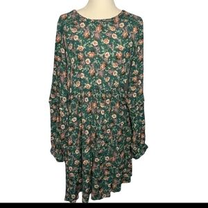 HALEY LONDON FLORAL Peasant style dress Size Medium